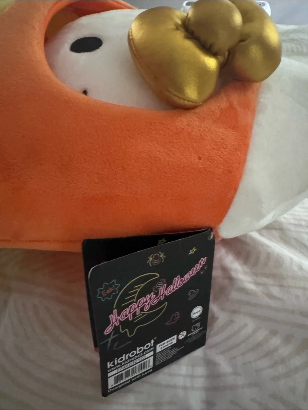 Sanrio Hello Kitty Kidrobot Candy Corn Halloween Plush